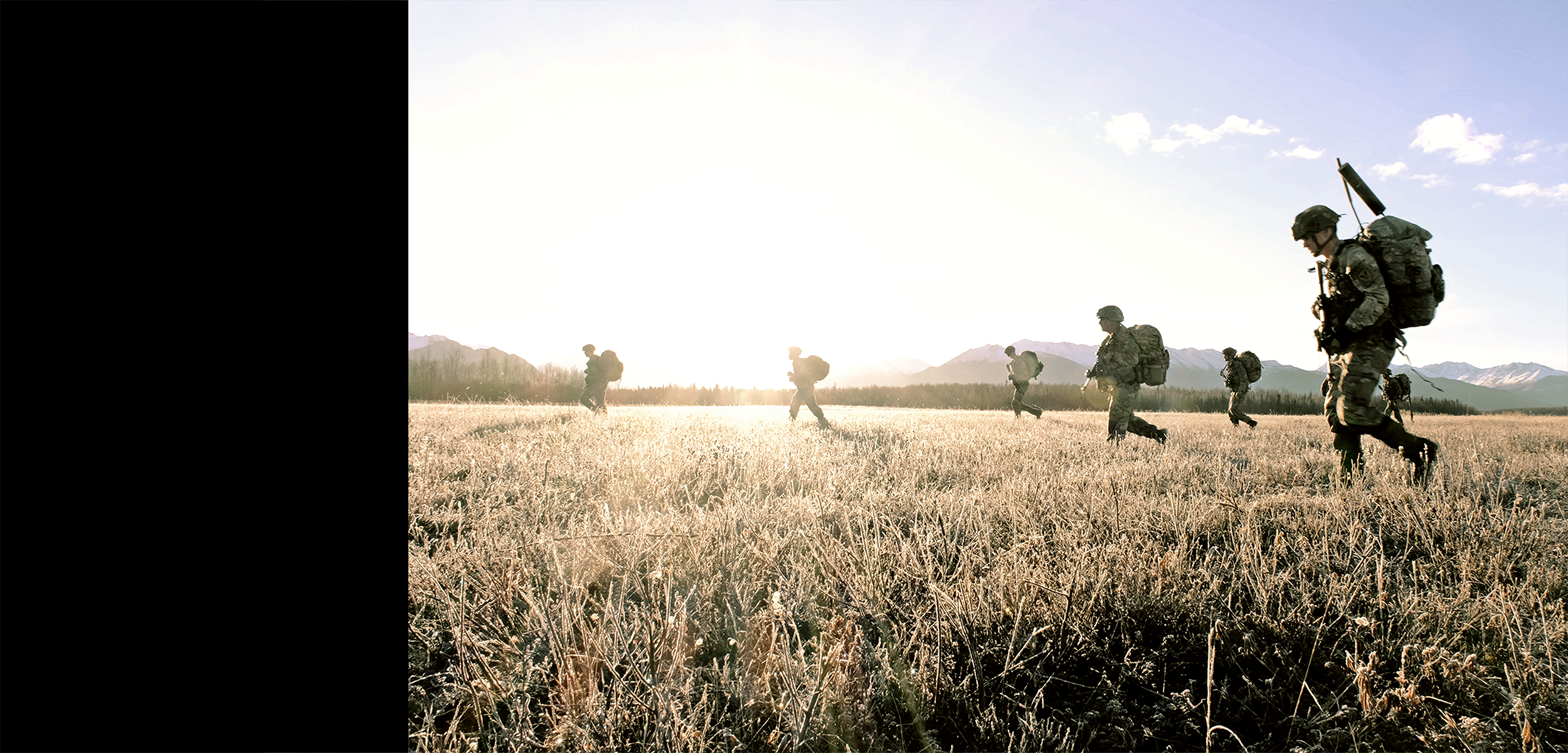 Soldiers in field